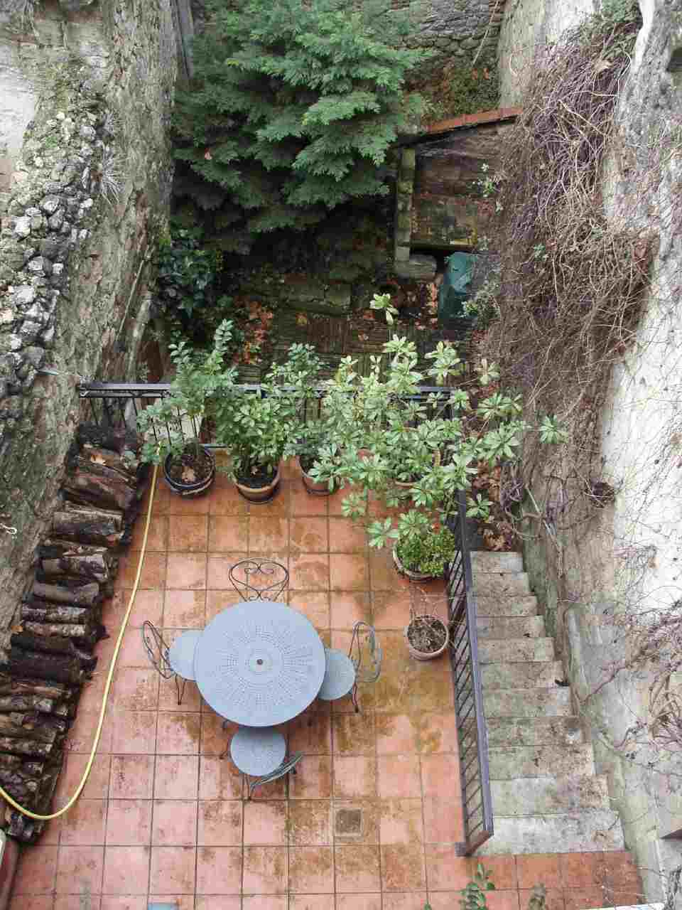 terrace from above